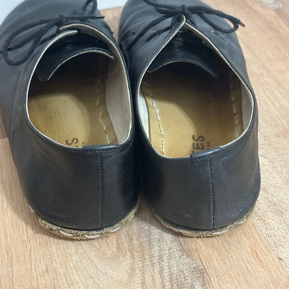 Nefes Black Barefoot Shoes For Women's Oxford Style Lace-up W 11.5 - Picture 4 of 5